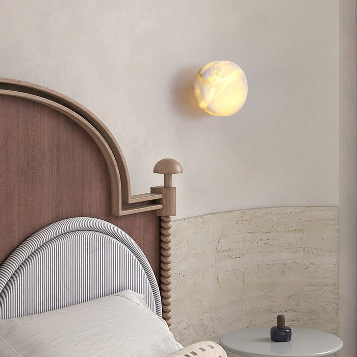 Cylindrical Alabaster Wall Light - Simprolos