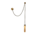 Cylindrical Cluster Alabaster Chandelier - Simprolos