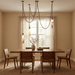 Cylindrical Cluster Alabaster Chandelier - Simprolos