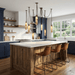 Cylindrical Cluster Alabaster Chandelier - Simprolos
