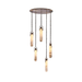 Cylindrical Cluster Alabaster Chandelier - Simprolos