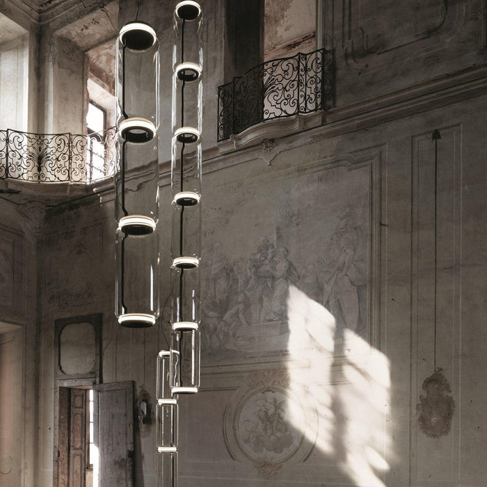 Cylindrical LED Pendant Light Simprolos