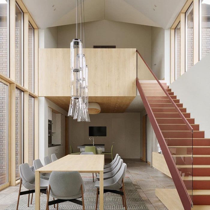 Cylindrical LED Pendant Light Simprolos