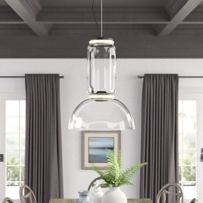 Cylindrical LED Pendant Light Simprolos