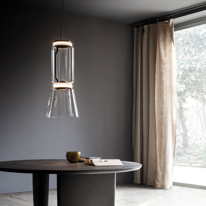 Cylindrical LED Pendant Light Simprolos