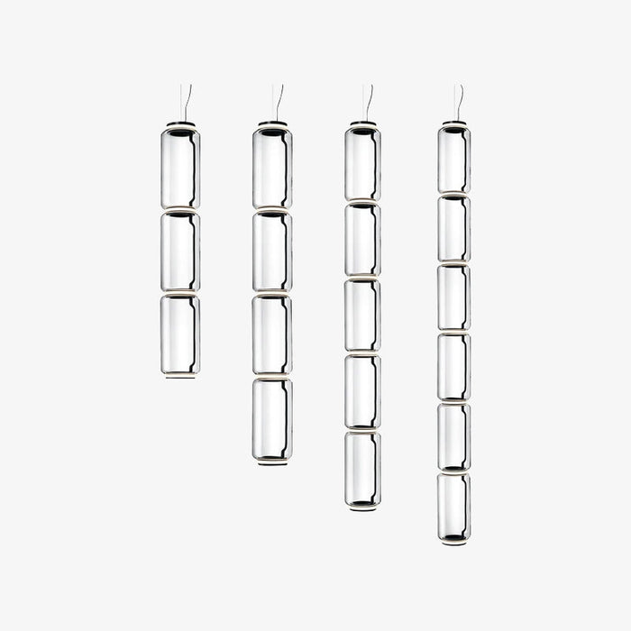 Cylindrical LED Pendant Light Simprolos