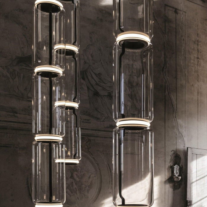 Cylindrical LED Pendant Light Simprolos