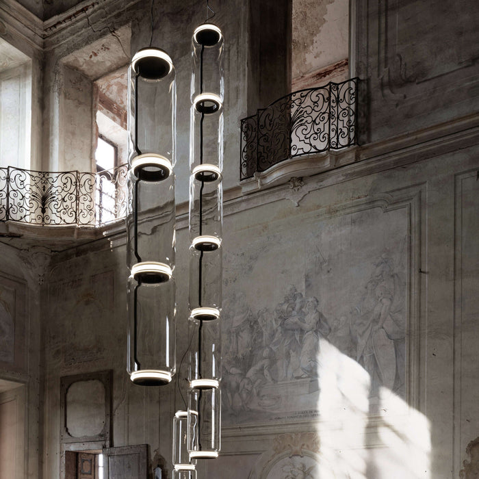 Cylindrical LED Pendant Light Simprolos