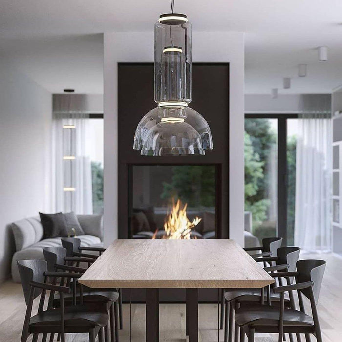 Cylindrical LED Pendant Light Simprolos