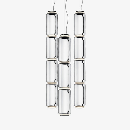 Cylindrical LED Pendant Light Simprolos