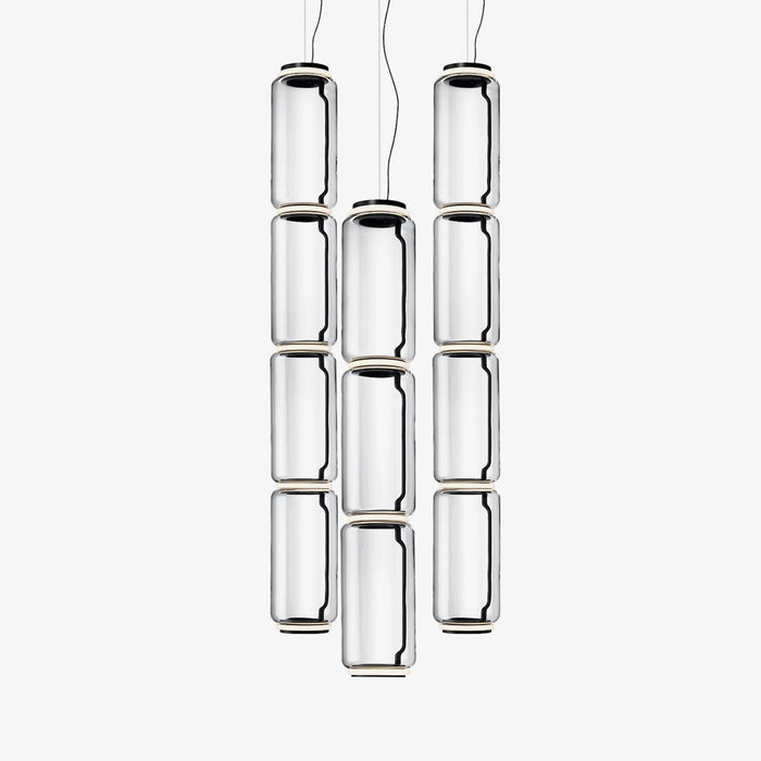 Cylindrical LED Pendant Light Simprolos
