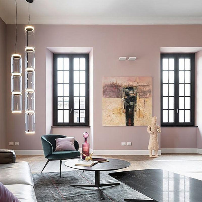 Cylindrical LED Pendant Light Simprolos