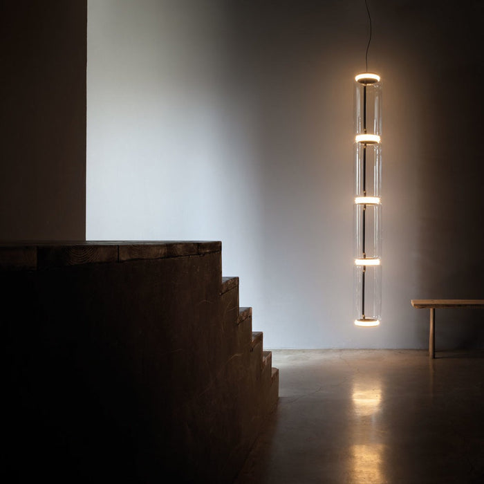 Cylindrical LED Pendant Light Simprolos
