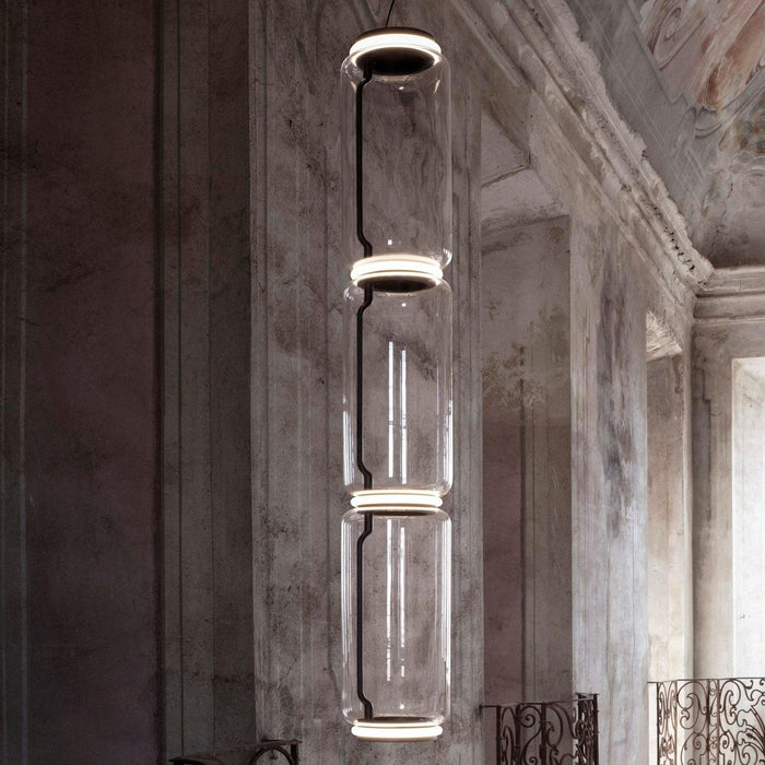 Cylindrical LED Pendant Light Simprolos