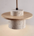 Cylindrical Stone Sconce - Simprolos