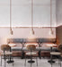 Cylindrical Travertine Pendant Lamp - Simprolos