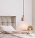 Cylindrical Travertine Pendant Lamp - Simprolos