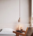 Cylindrical Travertine Pendant Lamp - Simprolos