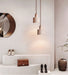 Cylindrical Travertine Pendant Lamp - Simprolos