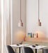 Cylindrical Travertine Pendant Lamp - Simprolos