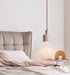 Cylindrical Travertine Pendant Lamp - Simprolos