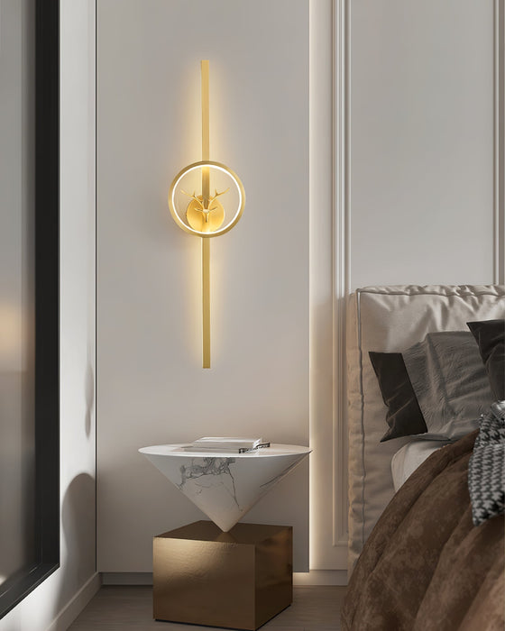 Deer Brass Wall Lamp - Simprolos