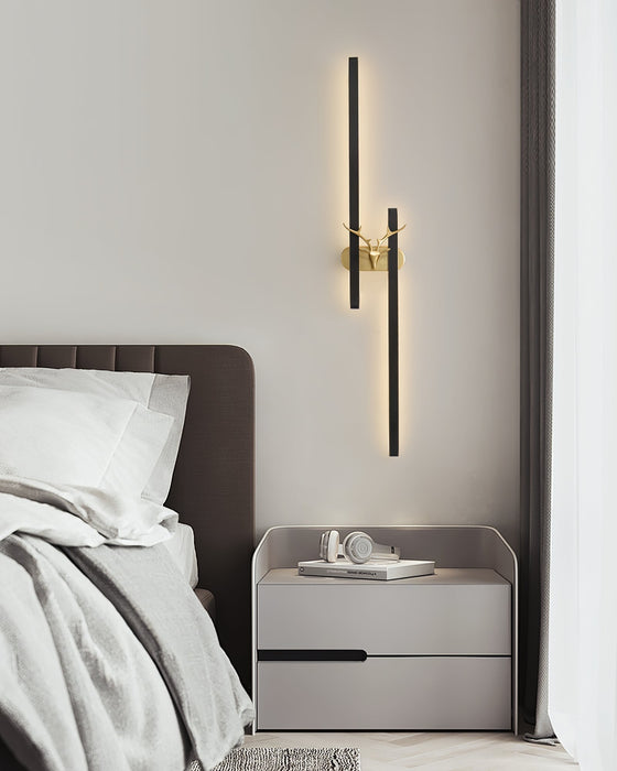 Deer Brass Wall Lamp - Simprolos