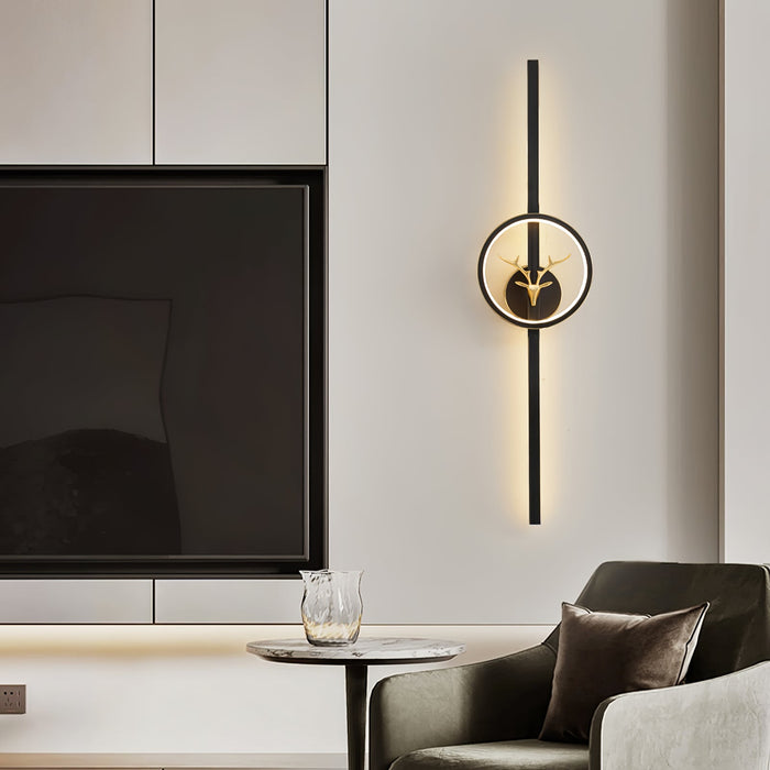 Deer Brass Wall Lamp - Simprolos