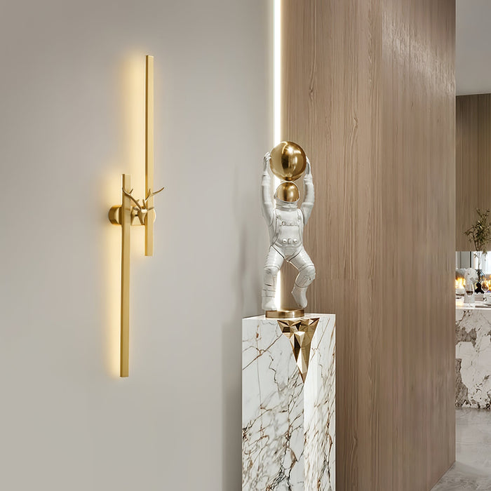 Deer Brass Wall Lamp - Simprolos
