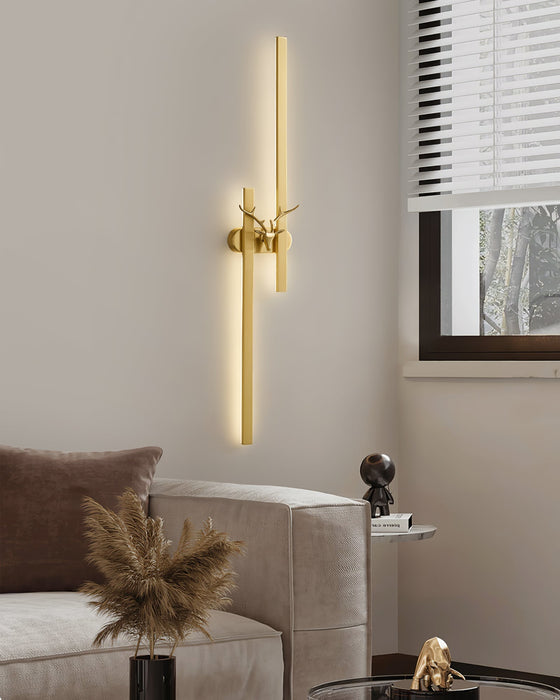 Deer Brass Wall Lamp - Simprolos