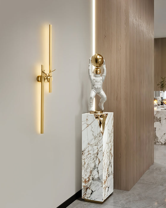 Deer Brass Wall Lamp - Simprolos