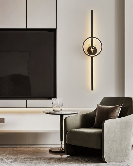 Deer Brass Wall Lamp - Simprolos