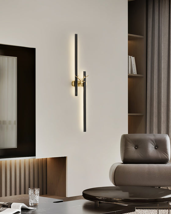 Deer Brass Wall Lamp - Simprolos