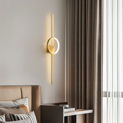 Deer Brass Wall Lamp - Simprolos