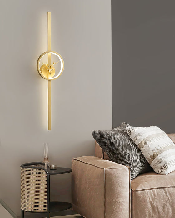 Deer Brass Wall Lamp - Simprolos