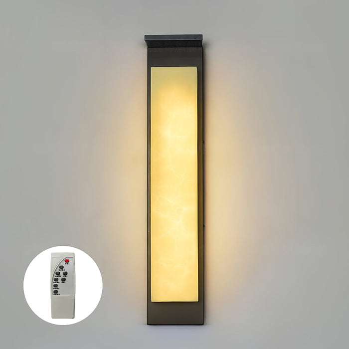 Delaney Alabaster Outdoor Wall Light - Simprolos