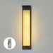 Delaney Alabaster Outdoor Wall Light - Simprolos