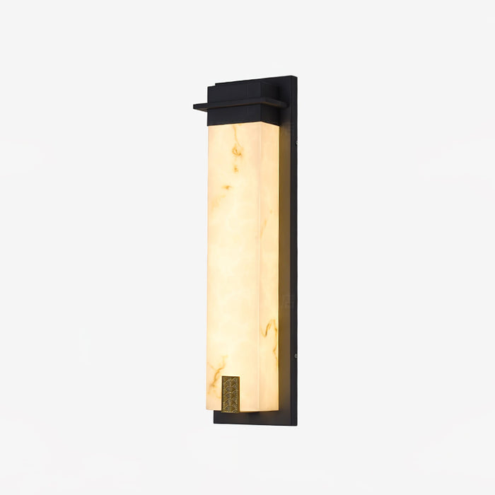 Delaney Alabaster Outdoor Wall Light - Simprolos