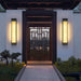 Delaney Alabaster Outdoor Wall Light - Simprolos