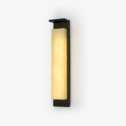 Delaney Alabaster Outdoor Wall Light - Simprolos