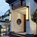 Delaney Alabaster Outdoor Wall Light - Simprolos