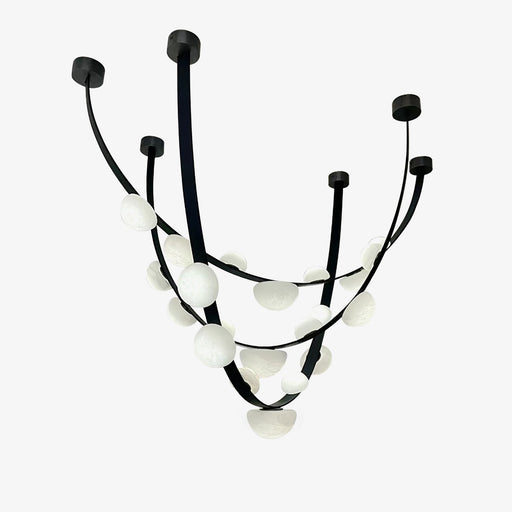 Dew Drops Alabaster Chandelier - Simprolos