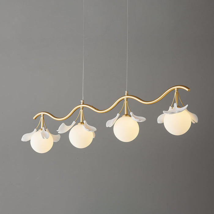 Gingko Orb Chandelier Simprolos