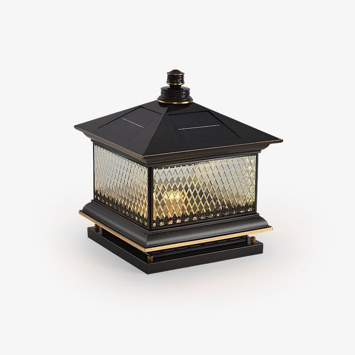 Diamond Solar Post Outdoor Light - Simprolos