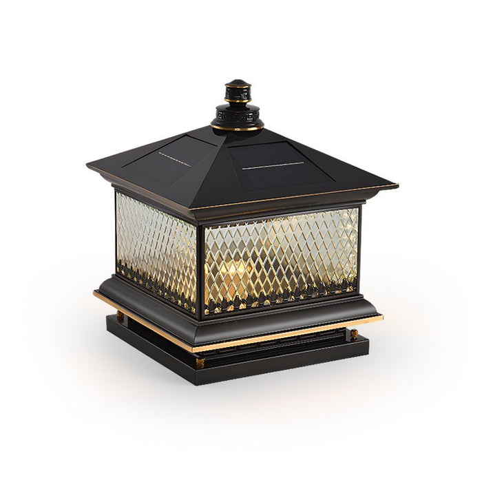 Diamond Solar Post Outdoor Light - Simprolos