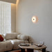 Disc Shaped Alabaster Wall Light - Simprolos
