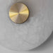 Disc Shaped Alabaster Wall Light - Simprolos