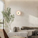 Disc Shaped Alabaster Wall Light - Simprolos