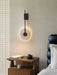 Disc Travertine Wall Lamp - Simprolos