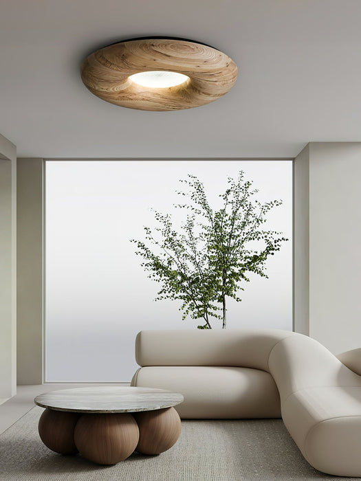 Donut Wood Ceiling Light - Simprolos